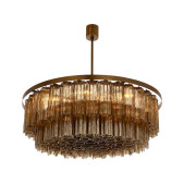 KA1117 PENTAGON DOUBLE DRUM CHANDELIER