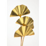 PS1857 GINKGO LEAF BRASS FLOOR LAMP