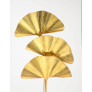 PS1857 GINKGO LEAF BRASS FLOOR LAMP