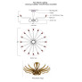 QZ6627 OSCAR BRASS CHANDELIER  