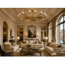 QZ6627 OSCAR BRASS CHANDELIER  
