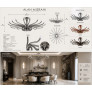 QZ6627 OSCAR BRASS CHANDELIER  