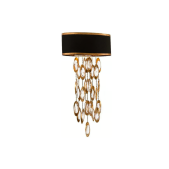 AMAJC-8796 BLACK TIE TWO-LIGHT SCONCE