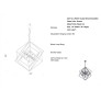 JR2001 Cubist Small Chandelier